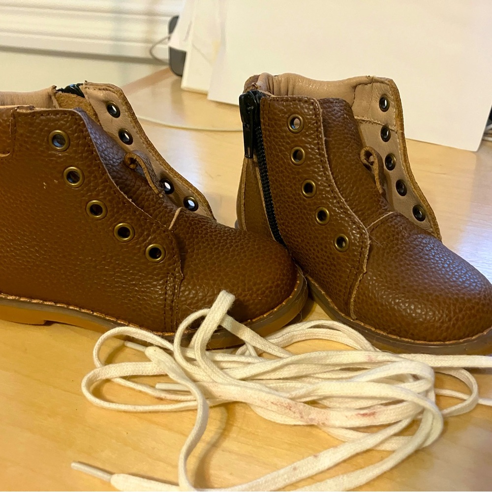 Little Lovies Closet Toddler Leather boots size 6